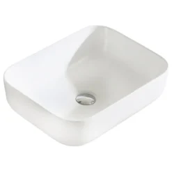 Fine Fixtures White Vitreous China 20" Thin Edge Vessel Sink