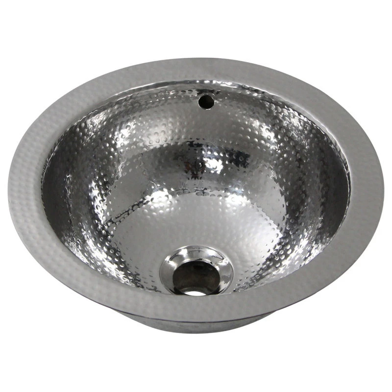 Nantucket Sinks ROS-OF 13" Hand Hammered Stainless Steel, Round, Under-Mount - Image 5