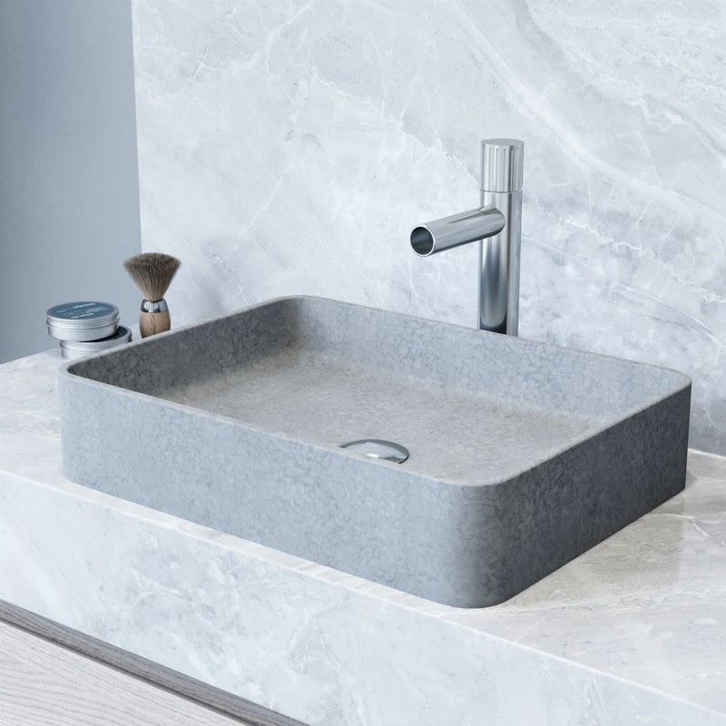 VIGO 19 In. X 14 In. Round Bathroom Vessel Sink - Image 2