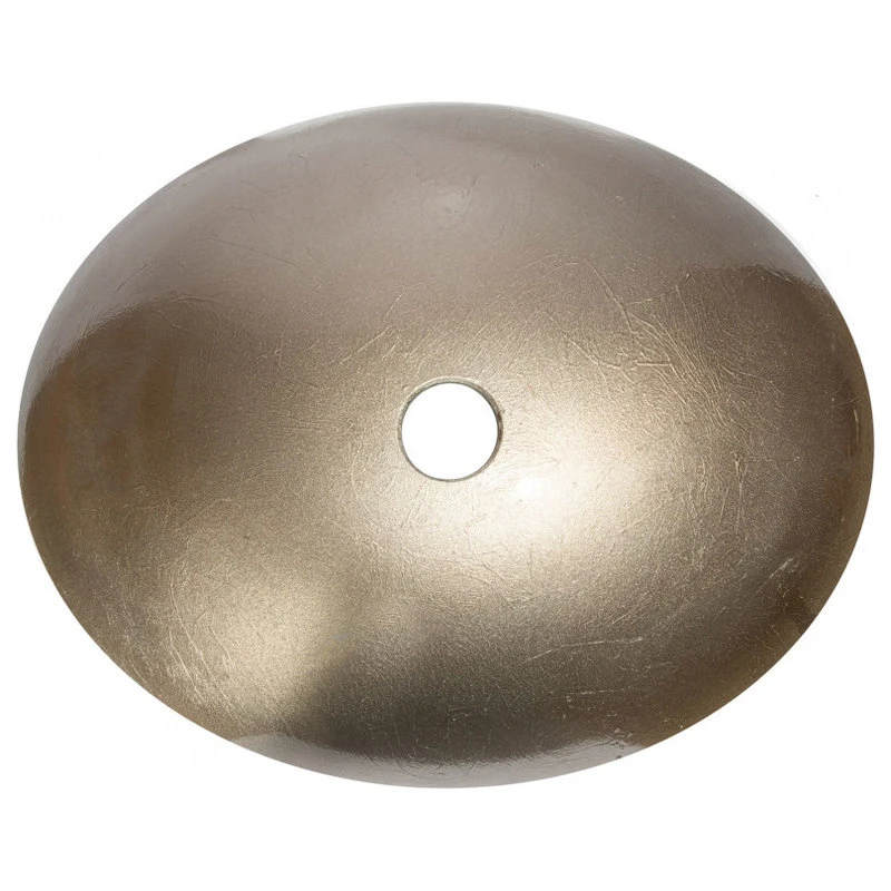 Eden Bath - Vessel Sinks Champagne Foil Oval Tempered Glass Vessel Sink For Bathroom, 19 X 15 Inch - Image 6