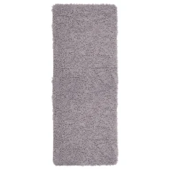 Lavish Home Shag Memory Foam Bath Mat, 2' X 5', Grey