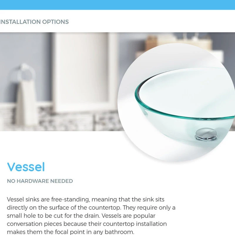 MR Direct Sinks And Faucets 623 Vessel Sink, Sink Only, No Additional Accessories - Image 5