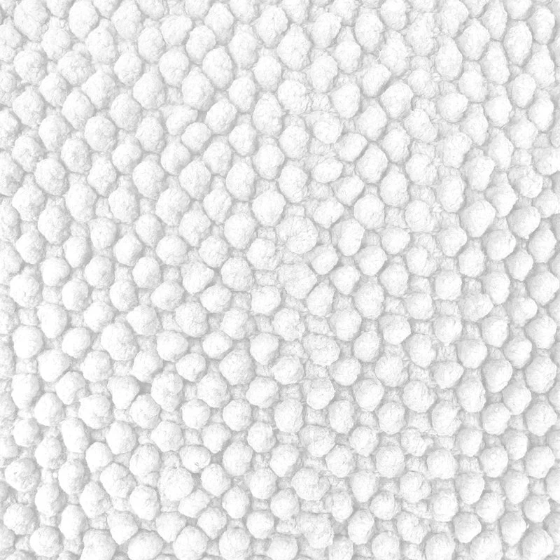 Design Imports DII 24x17" Modern Cotton Ultra Soft Popcorn Chunky Bath Rug, White - Image 3