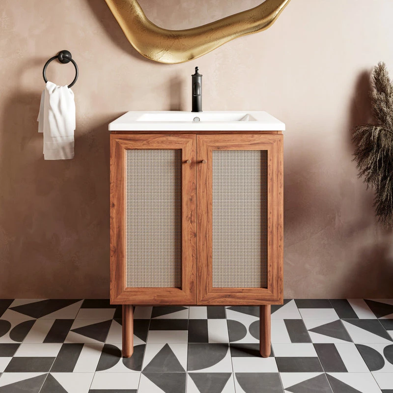Swiss Madison Classe Bathroom Vanity, Oak, 24"