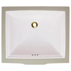 Polaris P0542UB Rectangular Porcelain Sink