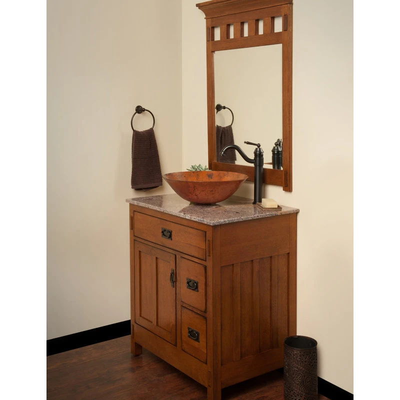 Novatto Catalonia Copper Vessel Sink, Natural - Image 4