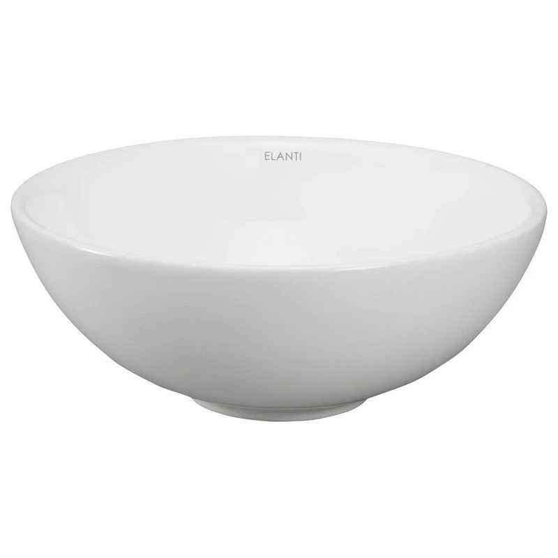 Elite Sinks Porcelain Vessel Deep Bowl Sink