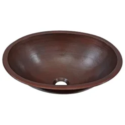 SINKOLOGY Schrodinger 17" Undermount Handmade Copper Bathroom Sink
