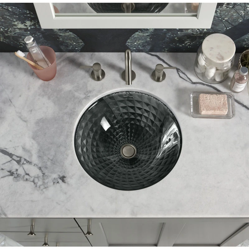 Kohler K-2361 Artist Editions Kallos Spun Glass 5-1/8" X 16" - Translucent Dusk - Image 4