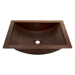 Artesano Copper Sinks Rectangular Undermount Bathroom Copper Sink