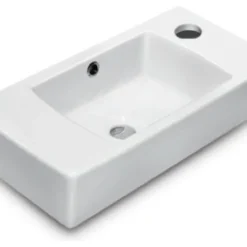 CeraStyle 20" Ceramic Wall Mounted Or Self Rimming Sink