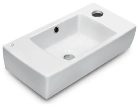 CeraStyle 20" Ceramic Wall Mounted Or Self Rimming Sink