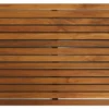 Cortesi Home Zen Shower Mat, Solid Teak Wood