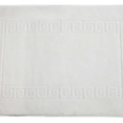 Linum Home Textiles Linum Home Greek Key Bath Mat, White