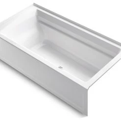 Kohler Archer 72" X 36" Alcove Bath W/ Integral Apron & Right-Hand Drain, White