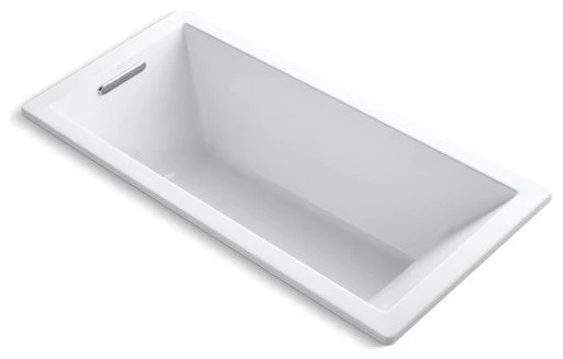 Kohler Underscore Rectangle 66" X 32" Drop-In Bath, White