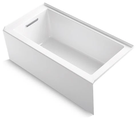 Kohler Underscore 60" X 30" Alcove Bath W/ Left-Hand Drain, White