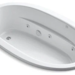 Kohler Sunward 72" X 42" Drop-In Whirlpool, White