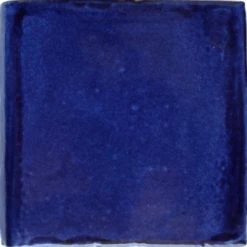 Fine Crafts & Imports 9 Pcs Cobalt Blue Clay Talavera Bullnose