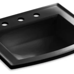 Kohler Archer Self-Rimming Lavatory With 8" Centers, Black