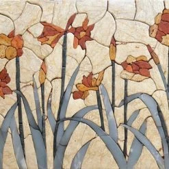 Mozaico Mosaic Tile Art, Autumn Garden, 24"x40"