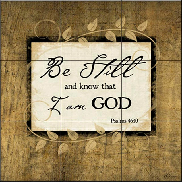 The Tile Mural Store (USA) Tile Mural, Be Still By Jennifer Pugh