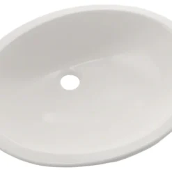 Toto Rendezvous Oval Undermount Bathroom Sink With CeFiONtect, Colonial White