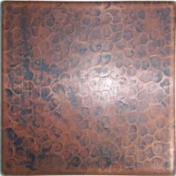 Fine Crafts & Imports Hammered Copper Tile
