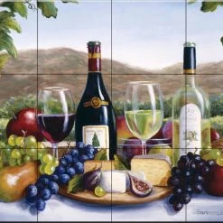 The Tile Mural Store (USA) Tile Mural, Still Life With A View By Barbara Felisky
