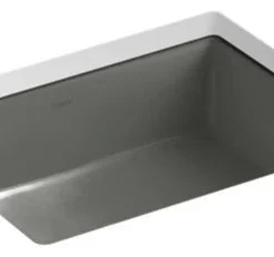 Kohler Verticyl Rectangle Under-Mount Bathroom Sink, Thunder Grey