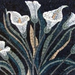 Mozaico Mosaic Wall Art, Shimmy Lilly, 18"x36"