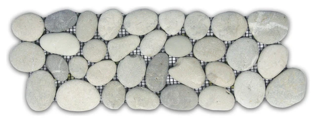 Faber Cnk Stone Bali Cloud Pebble Tile Border