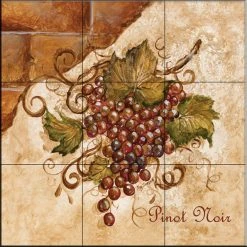 The Tile Mural Store (USA) Tile Mural, Tuscan Grapes Ii By Tre Sorelle Studios