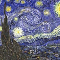 The Tile Mural Store (USA) Tile Mural, Starry Night By Vincent Van Gogh