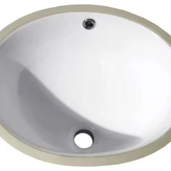 Avanity Corporation Avanity Undermount 16" Oval Vitreous China Ceramic Sink, White