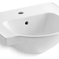 Kohler Veer 21" Single-Hole Sink Basin, White