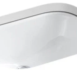 Kohler Tahoe Under-Mount Bathroom Sink W/ Oversize 4" Centerset Holes, White