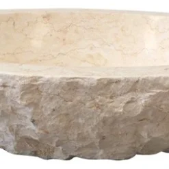 Barclay Butera Interiors Bonette Oval Chiseled Marble