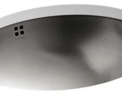 Kohler Bachata Drop-In/Under-Mount Bathroom Sink With Luster Finish & Overflow