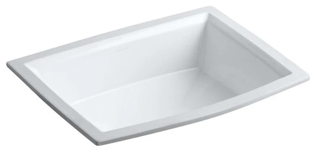 Kohler K-2355-0 Archer Undermount Lavatory Sink 17" X 13" In White
