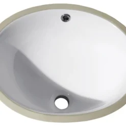 Avanity Corporation Avanity Undermount 18" Oval Vitreous China Ceramic Sink, White